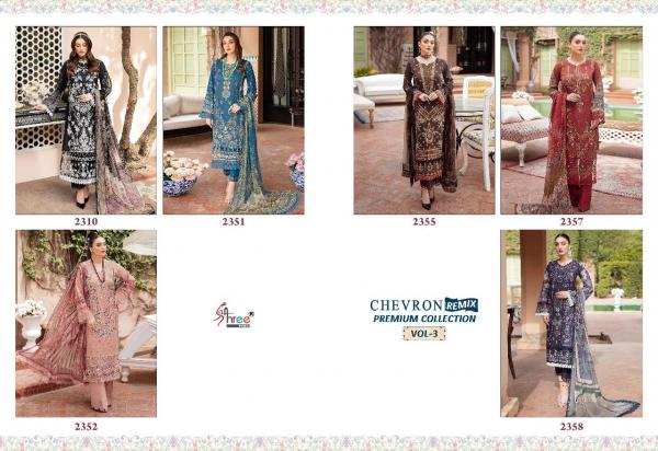 Shree Chevron Remix Premium Collection 2 Cotton Designer Pakistani Suits